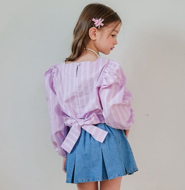 Berry Berry - Korean Children Fashion - #magicofchildhood - White Ribbon Blouse - 11