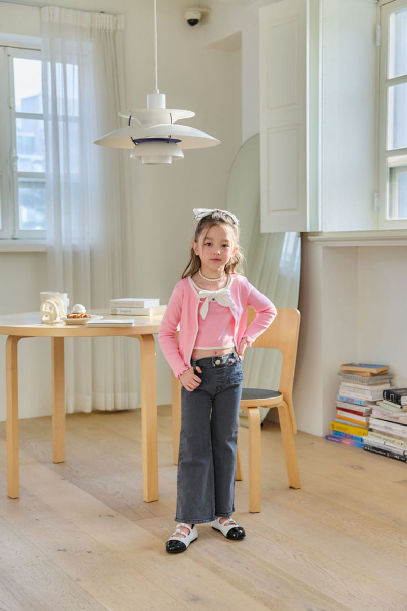 Berry Berry - Korean Children Fashion - #prettylittlegirls - Ddaengo Boots Cut Denim Pants - 7