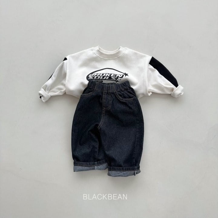 Black Bean - Korean Children Fashion - #childofig - 629 Denim Pants - 9