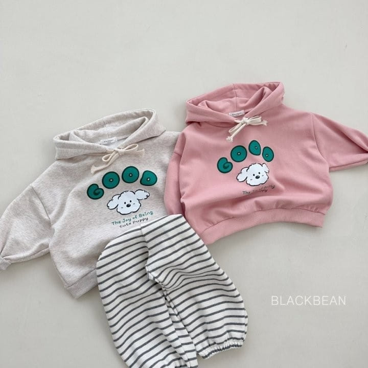 Black Bean - Korean Children Fashion - #childofig - Pudding Hoody Tee - 5