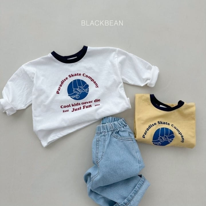 Black Bean - Korean Children Fashion - #childofig - Skates Tee - 2