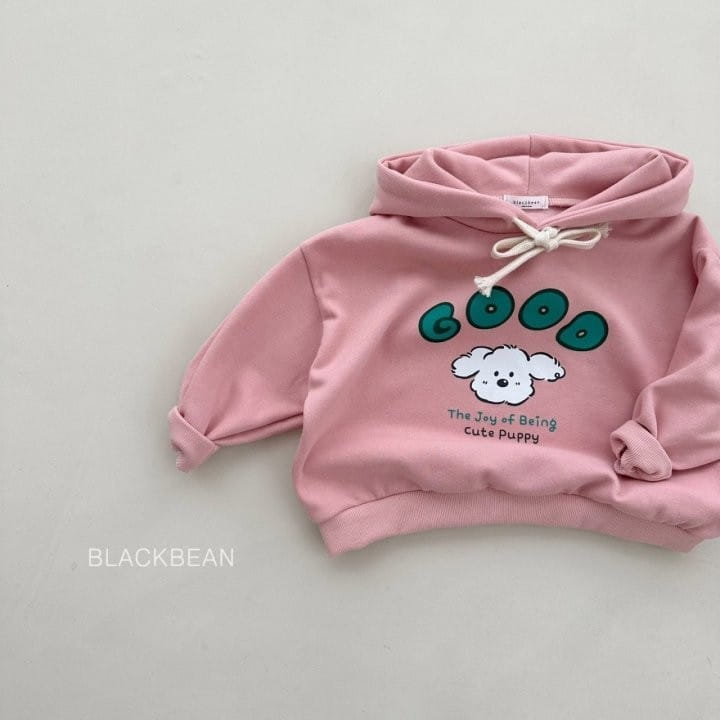 Black Bean - Korean Children Fashion - #discoveringself - Pudding Hoody Tee - 9