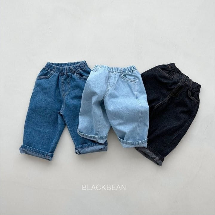 Black Bean - Korean Children Fashion - #kidsshorts - 629 Denim Pants