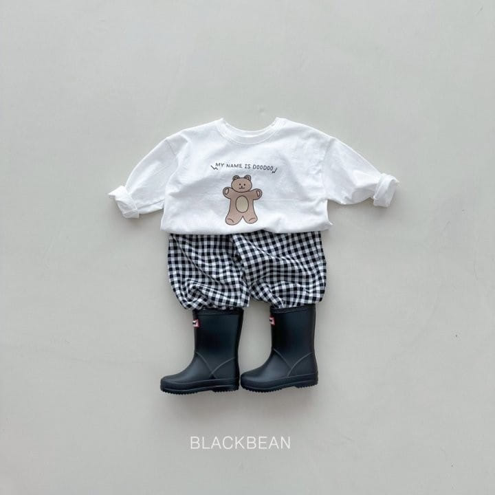 Black Bean - Korean Children Fashion - #littlefashionista - Dodo Top Bottom Set - 4