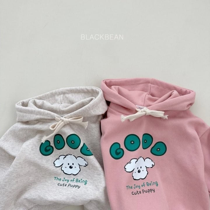 Black Bean - Korean Children Fashion - #magicofchildhood - Pudding Hoody Tee - 2