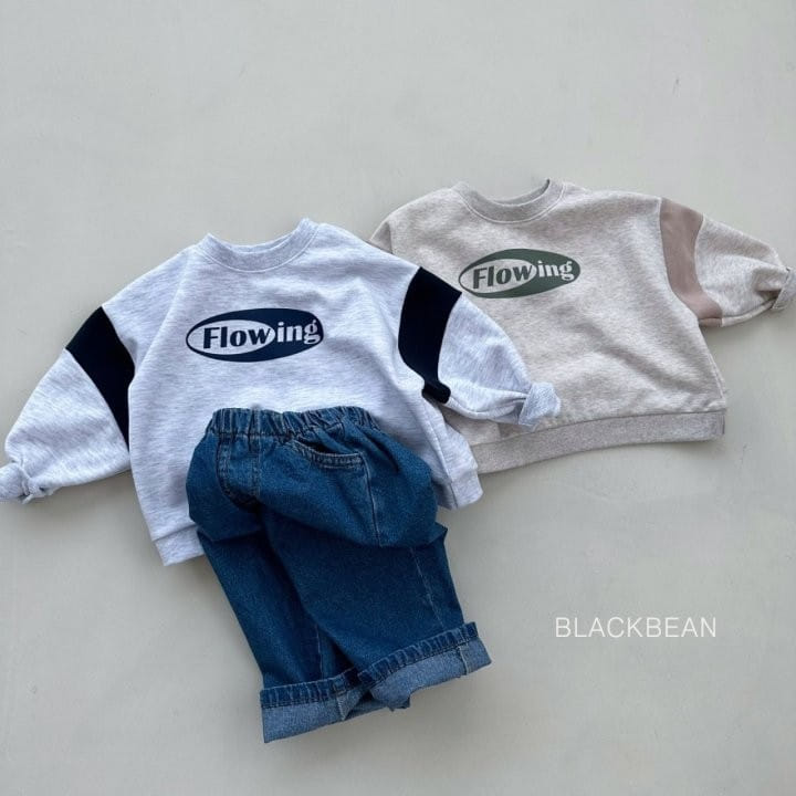 Black Bean - Korean Children Fashion - #toddlerclothing - Flowing Sweatshirt - 3