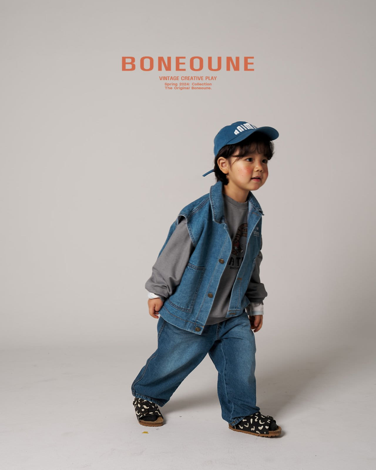 Boneoune - Korean Children Fashion - #Kfashion4kids - Denim Vest - 7