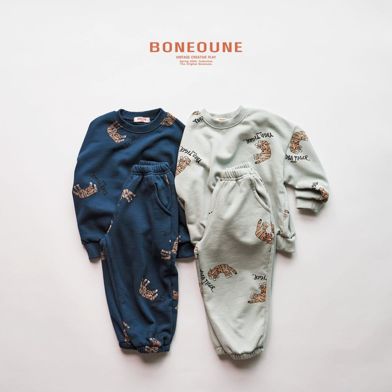 Boneoune - Korean Children Fashion - #Kfashion4kids - Yoga Tiger Jogger Pants - 7