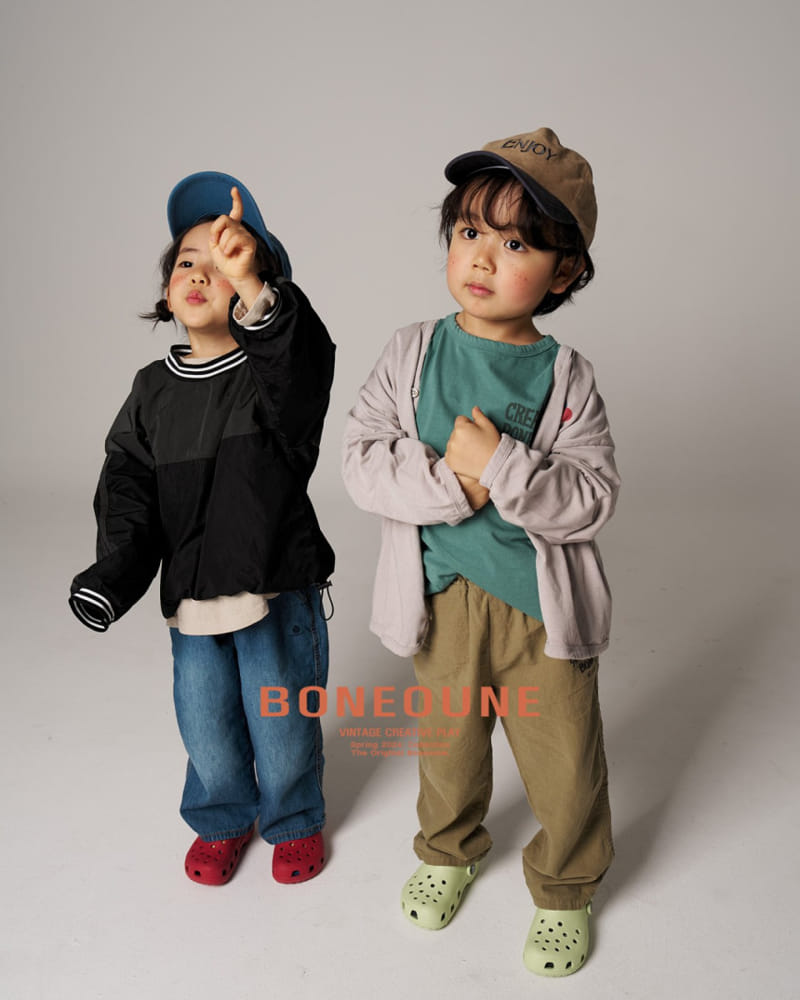 Boneoune - Korean Children Fashion - #Kfashion4kids - Stone Anorak - 11