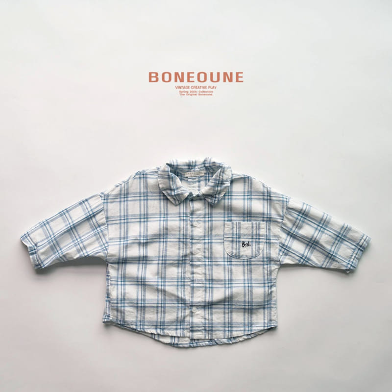 Boneoune - Korean Children Fashion - #Kfashion4kids - Lila Check Shirt - 3