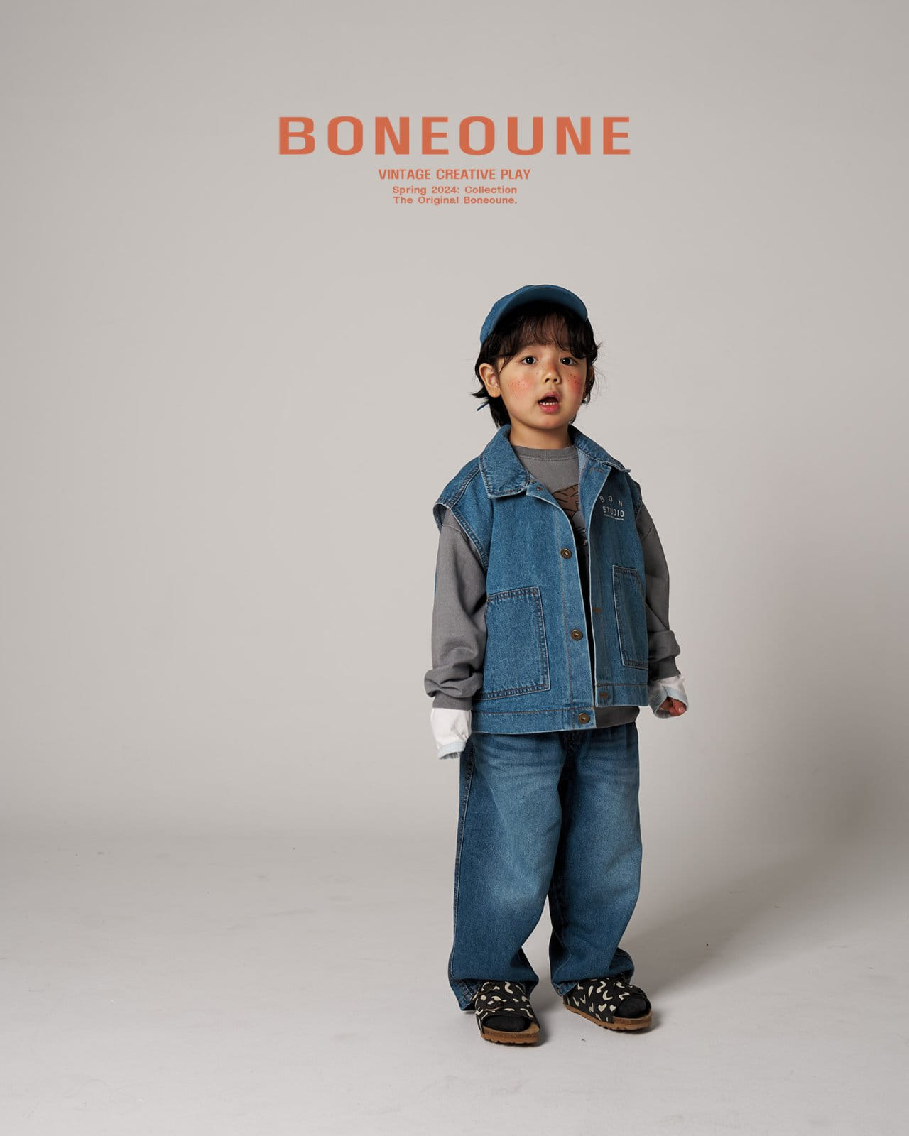 Boneoune - Korean Children Fashion - #childofig - Spring Is Over Denim Pants - 9