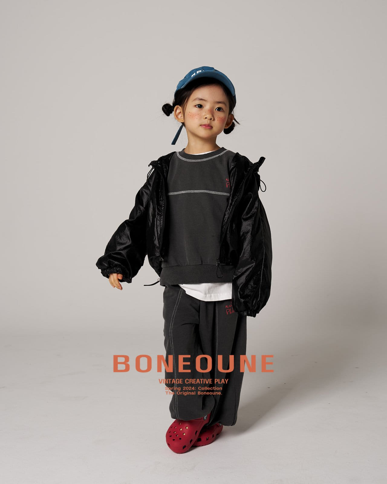 Boneoune - Korean Children Fashion - #childofig - Shiny Crop Jacket - 3