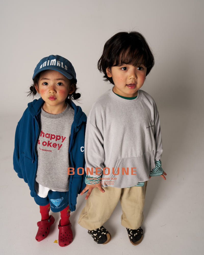 Boneoune - Korean Children Fashion - #childofig - Kangaroo Sweatshirt - 9