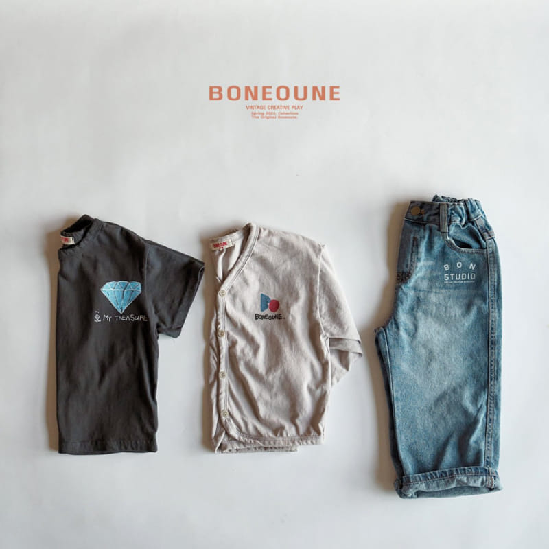 Boneoune - Korean Children Fashion - #childofig - Dia Short Sleeve Tee - 6