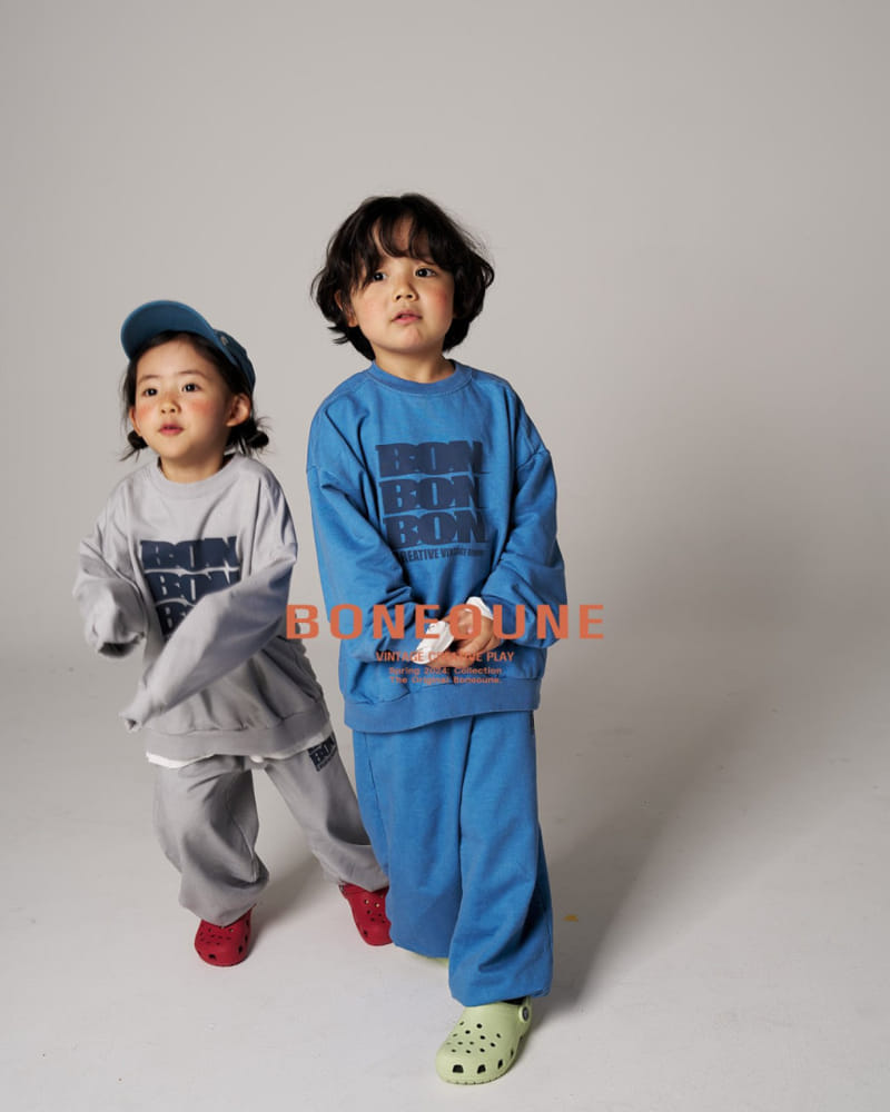 Boneoune - Korean Children Fashion - #childrensboutique - Bonbonbon Jogger Pants - 9