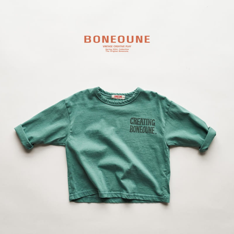 Boneoune - Korean Children Fashion - #designkidswear - Logo Single Tee - 7