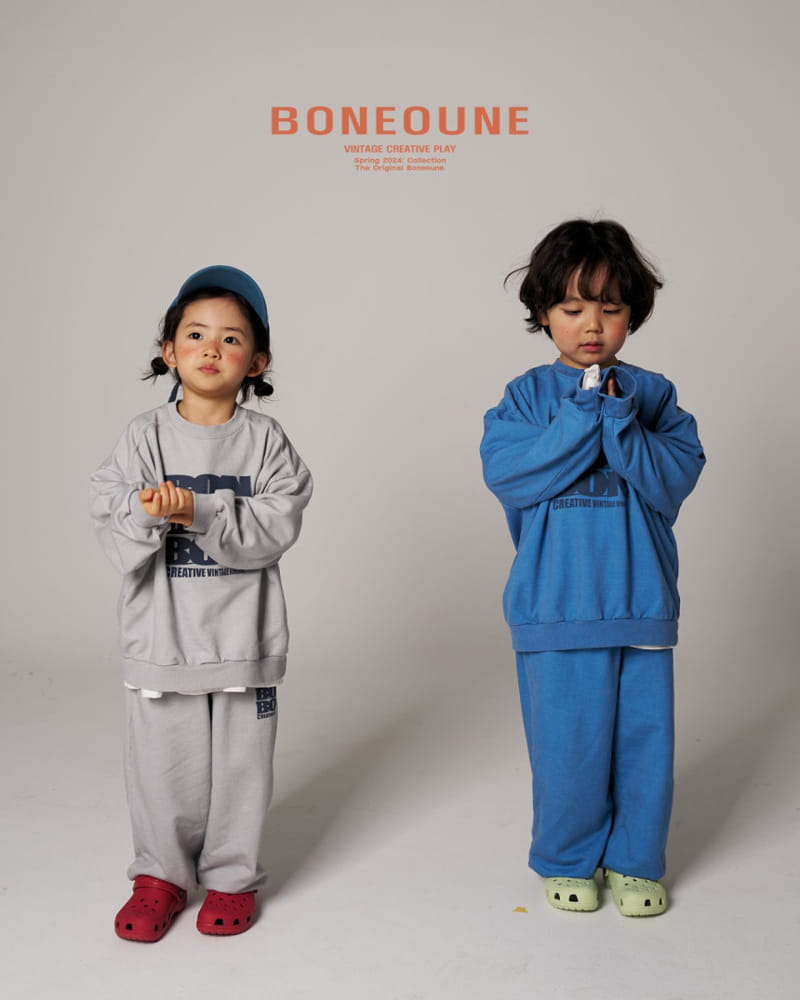 Boneoune - Korean Children Fashion - #designkidswear - Bonbonbon Sweatshirt - 9