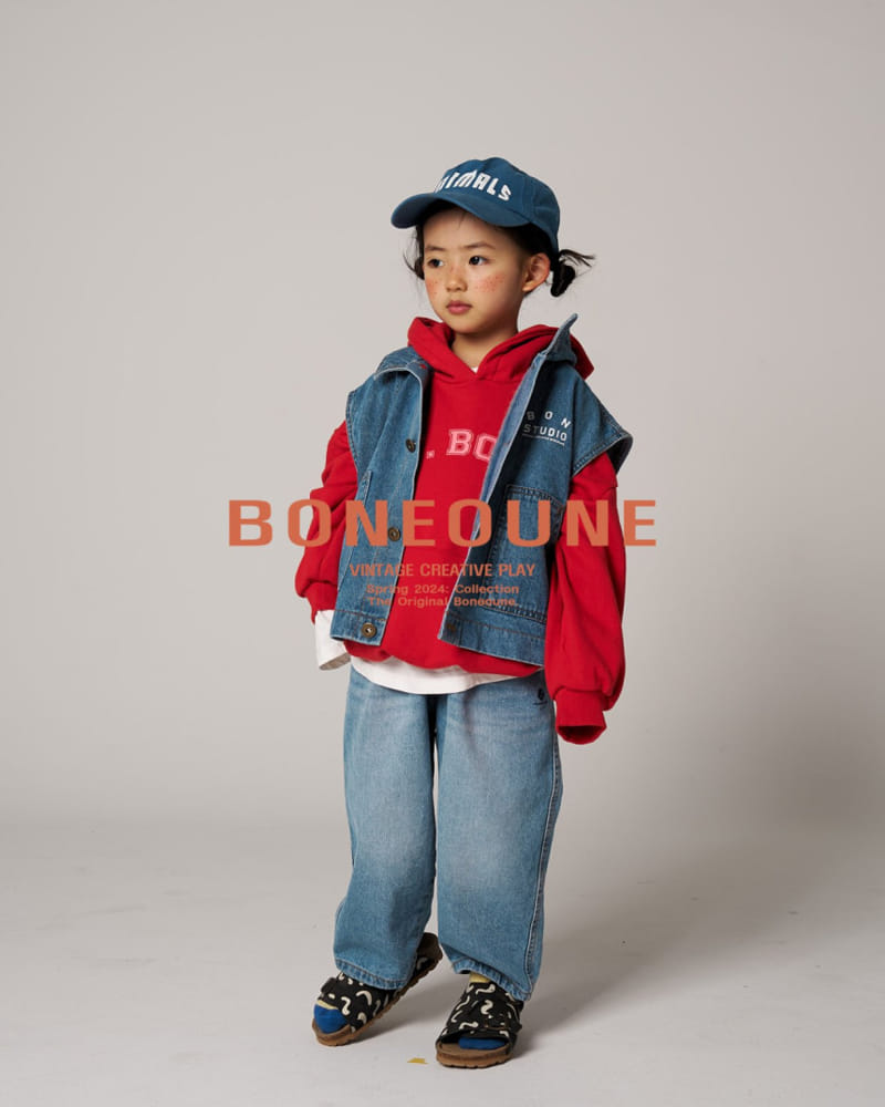 Boneoune - Korean Children Fashion - #designkidswear - ST Bone Hoody  - 5