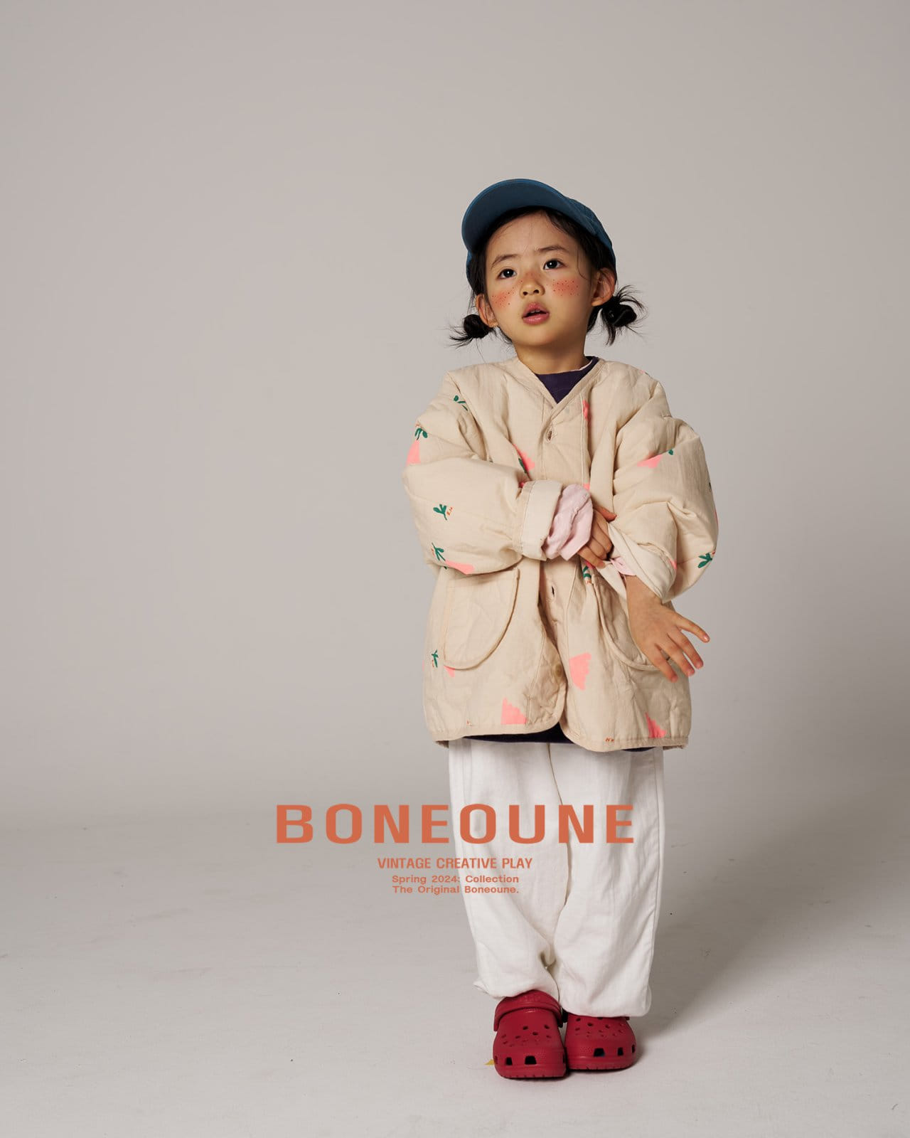 Boneoune - Korean Children Fashion - #designkidswear - Triangle Flower Overlap  - 4