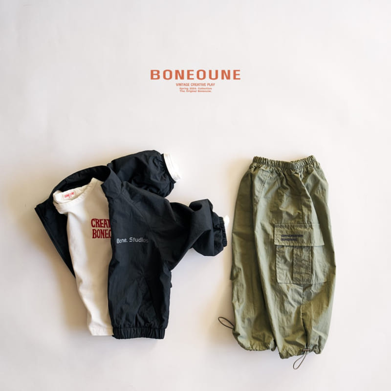 Boneoune - Korean Children Fashion - #discoveringself - Logo Single Tee - 8