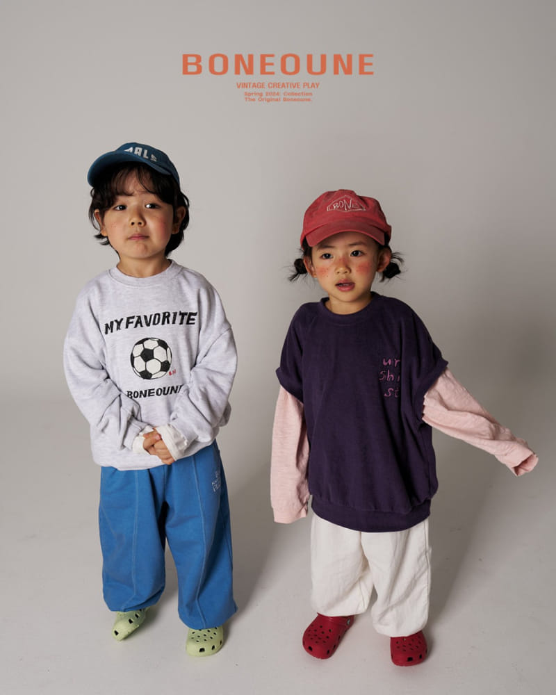 Boneoune - Korean Children Fashion - #designkidswear - Socker Sweatshirt - 4