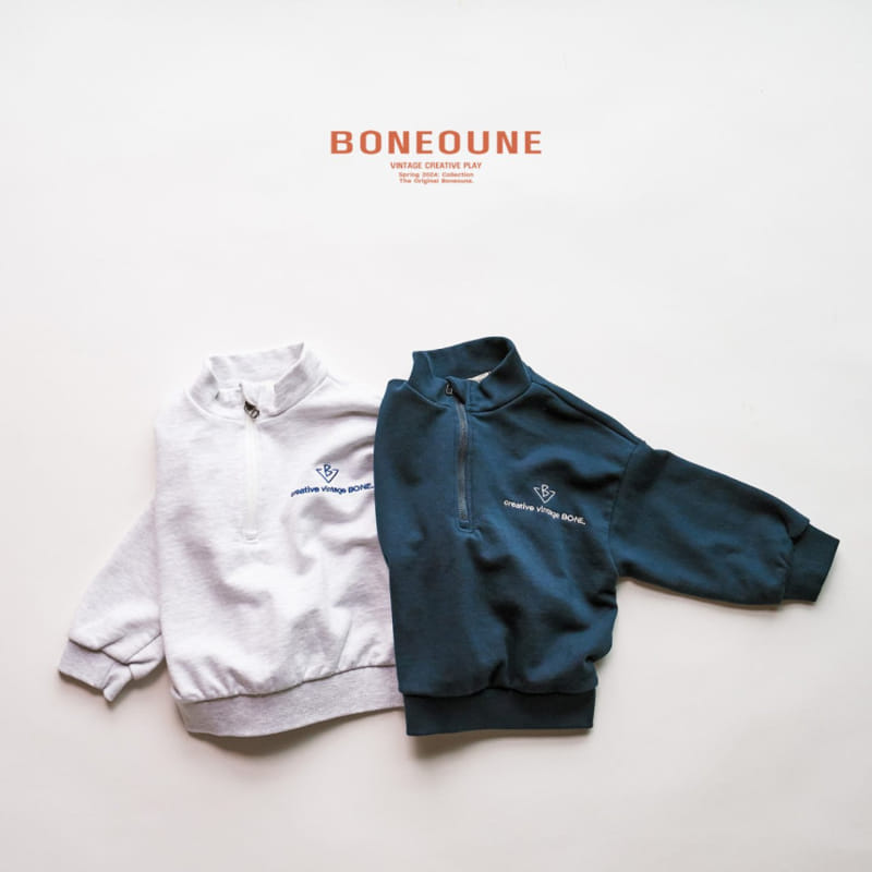 Boneoune - Korean Children Fashion - #discoveringself - Try B Half Zip Up