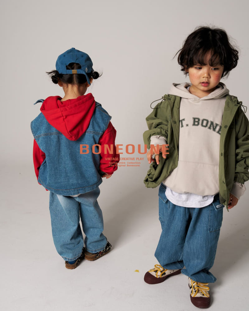 Boneoune - Korean Children Fashion - #discoveringself - ST Bone Hoody  - 6