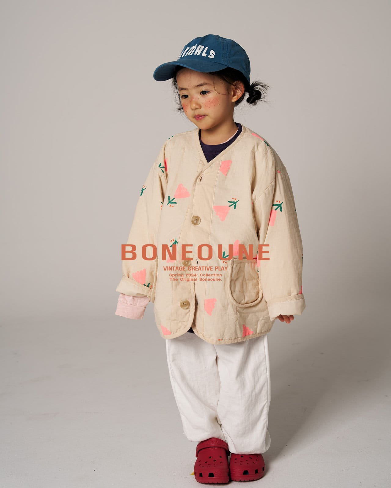 Boneoune - Korean Children Fashion - #fashionkids - Triangle Flower Overlap  - 5