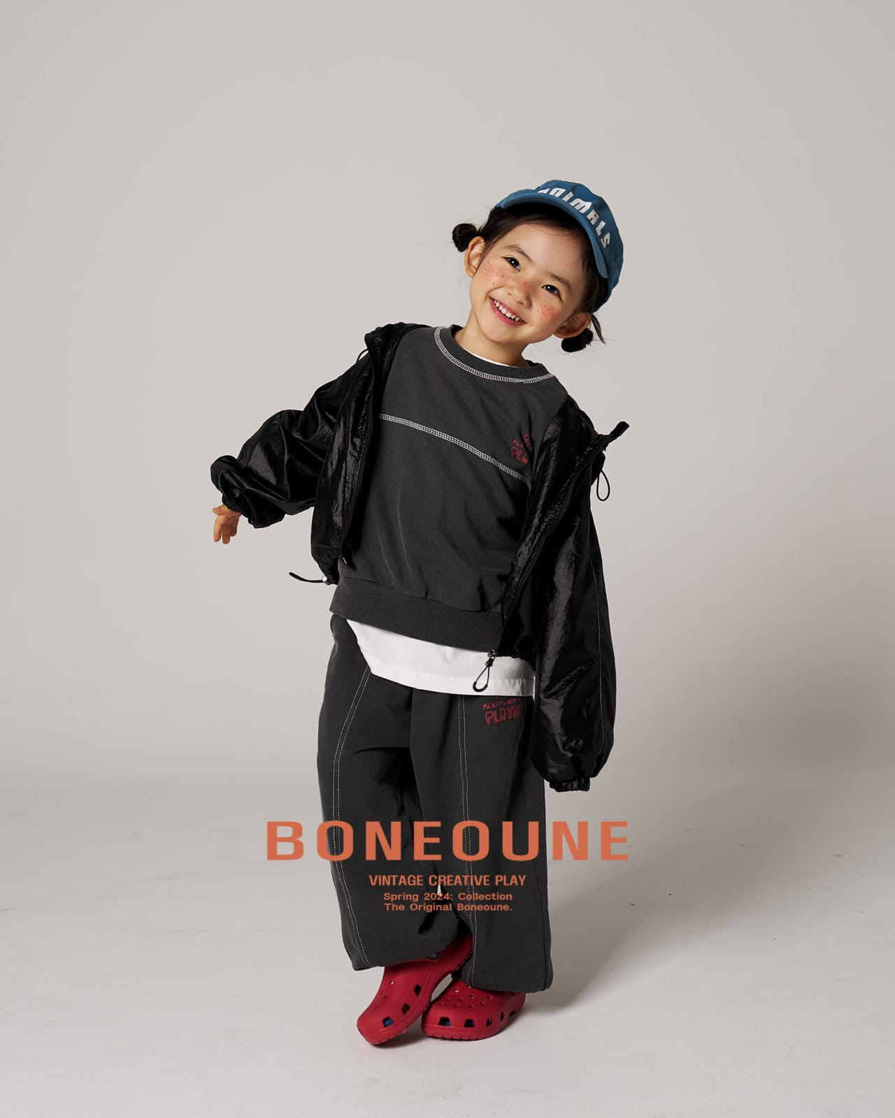 Boneoune - Korean Children Fashion - #fashionkids - Shiny Crop Jacket - 8