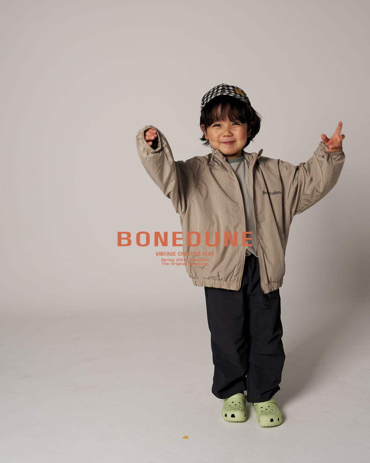 Boneoune - Korean Children Fashion - #discoveringself - Studio Zip Up - 4