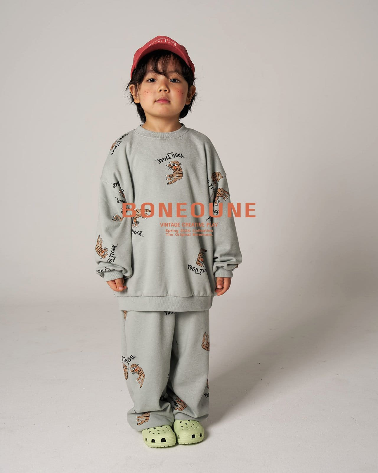 Boneoune - Korean Children Fashion - #fashionkids - Yoga Tiger Jogger Pants - 3