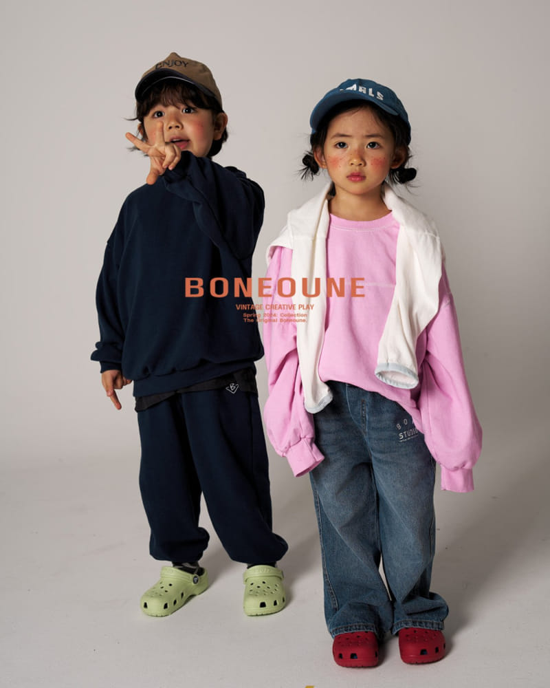 Boneoune - Korean Children Fashion - #fashionkids - Try B Half Zip Up - 2