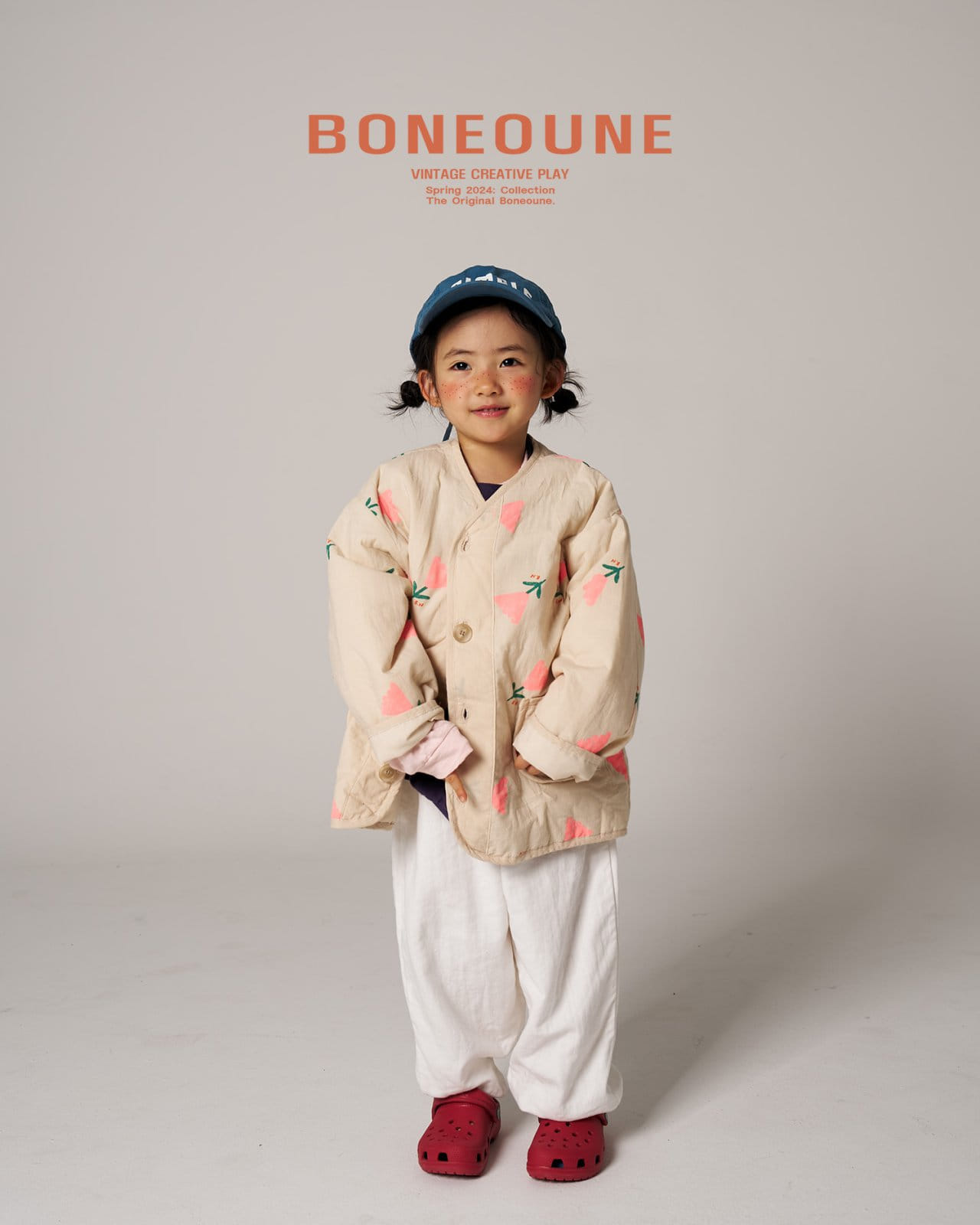 Boneoune - Korean Children Fashion - #kidsshorts - Triangle Flower Overlap  - 6