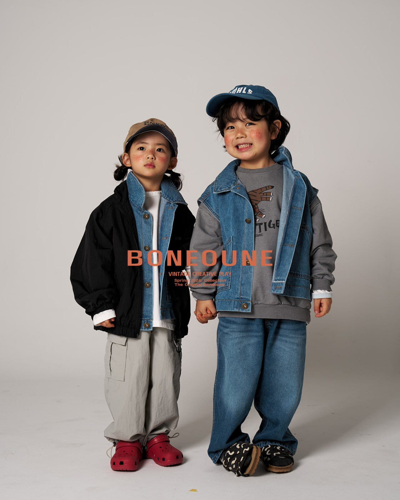 Boneoune - Korean Children Fashion - #kidsstore - Denim Vest - 5