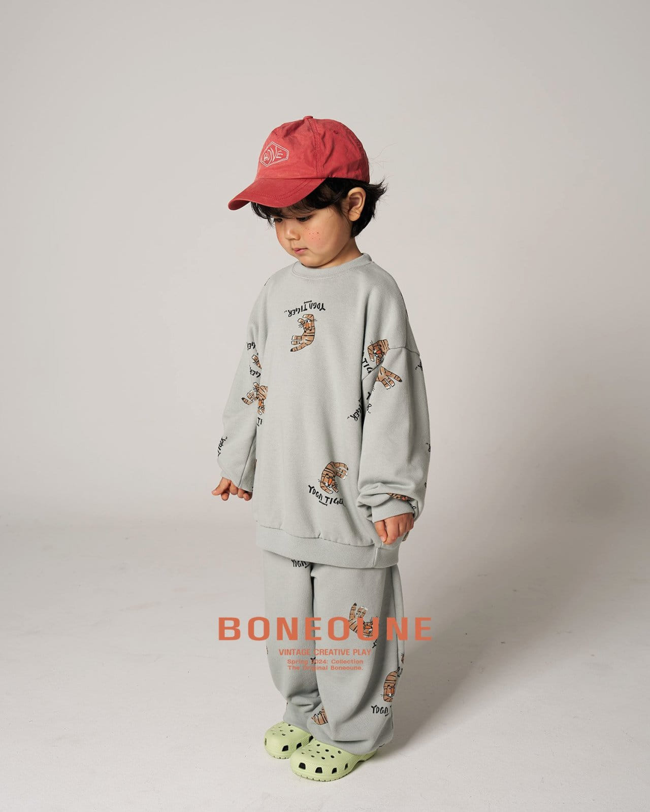 Boneoune - Korean Children Fashion - #kidsstore - Yoga Tiger Jogger Pants - 5