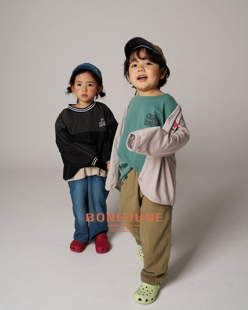 Boneoune - Korean Children Fashion - #kidsstore - Stone Anorak - 9