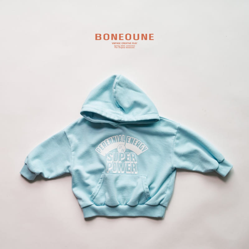 Boneoune - Korean Children Fashion - #kidsstore - Power Hoody Tee - 2