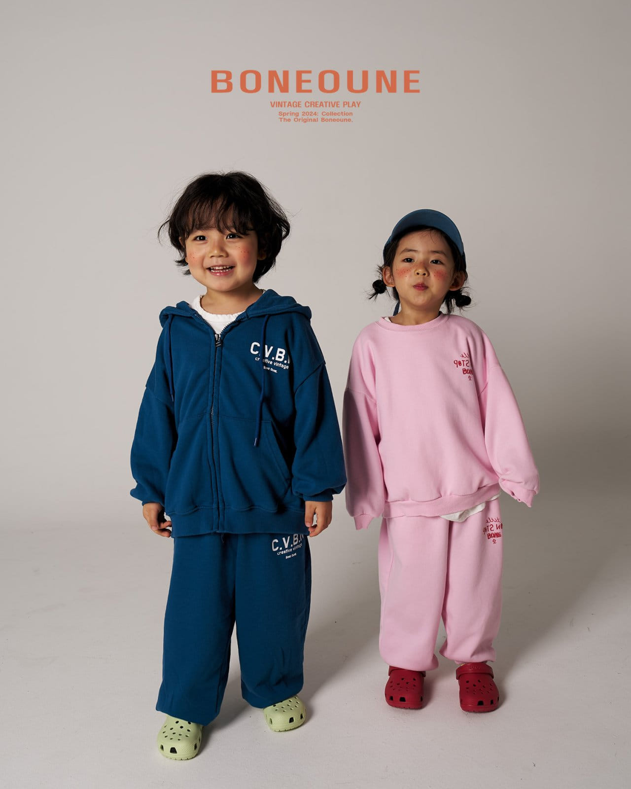 Boneoune - Korean Children Fashion - #kidzfashiontrend - CVBN Hoody Zip Up - 5