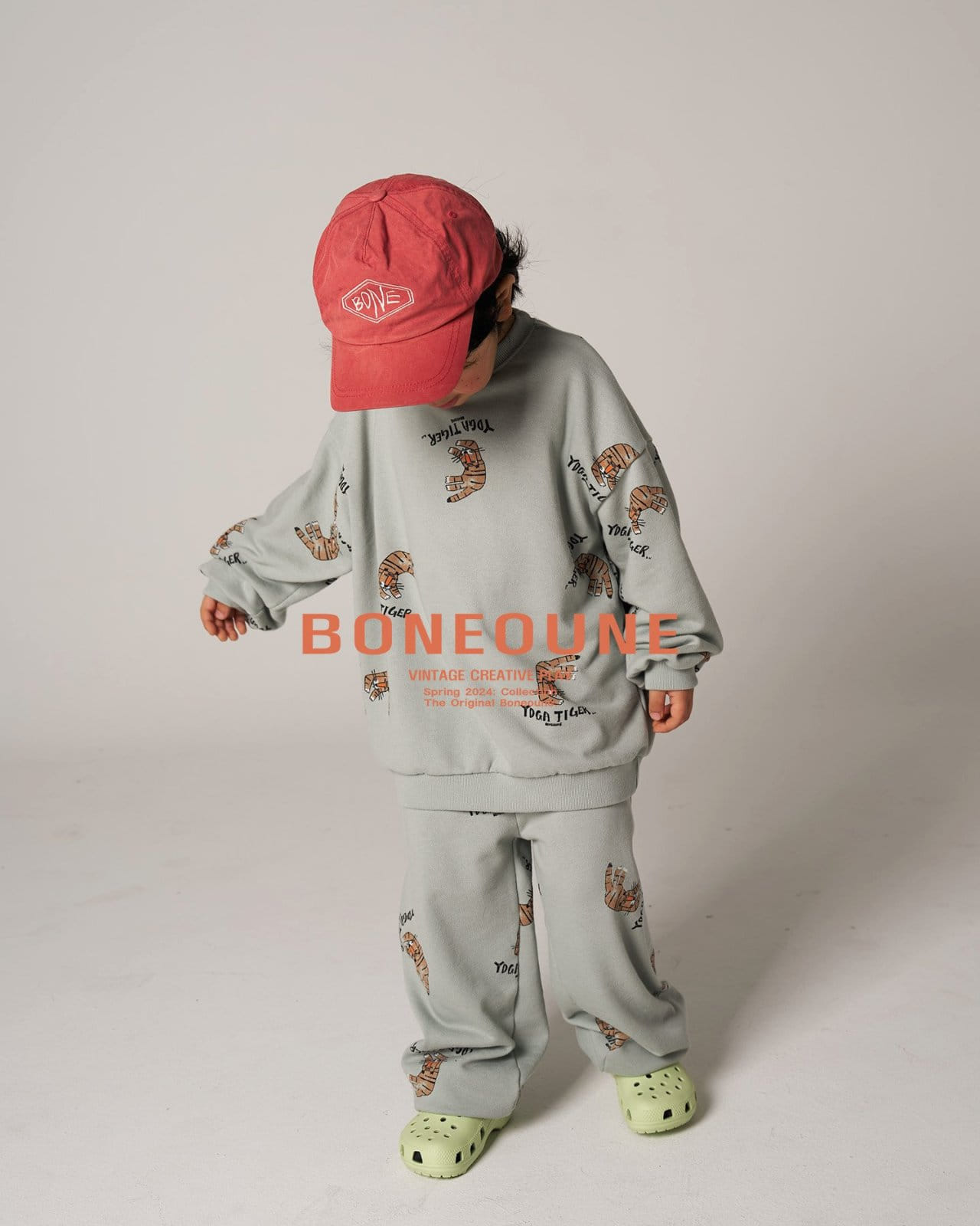 Boneoune - Korean Children Fashion - #kidzfashiontrend - Yoga Tiger Jogger Pants - 6