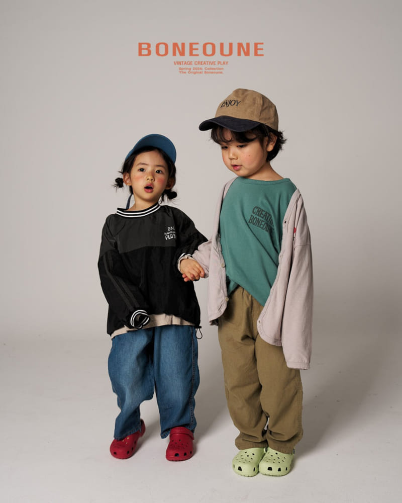 Boneoune - Korean Children Fashion - #kidzfashiontrend - Stone Anorak - 10