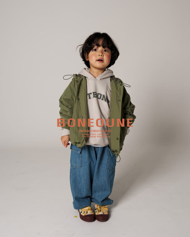 Boneoune - Korean Children Fashion - #kidzfashiontrend - ST Bone Hoody  - 10