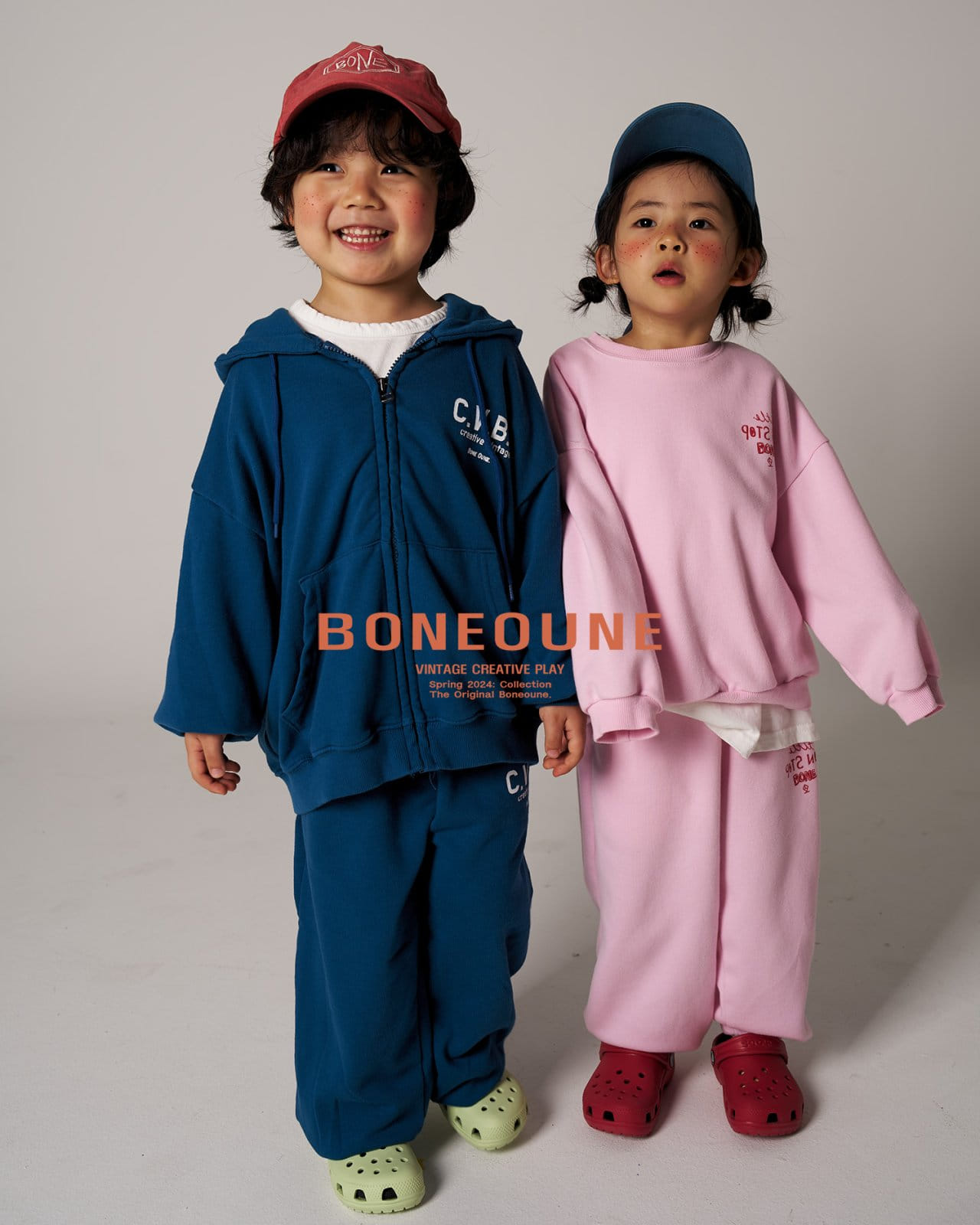 Boneoune - Korean Children Fashion - #littlefashionista - CVBN Hoody Zip Up - 7