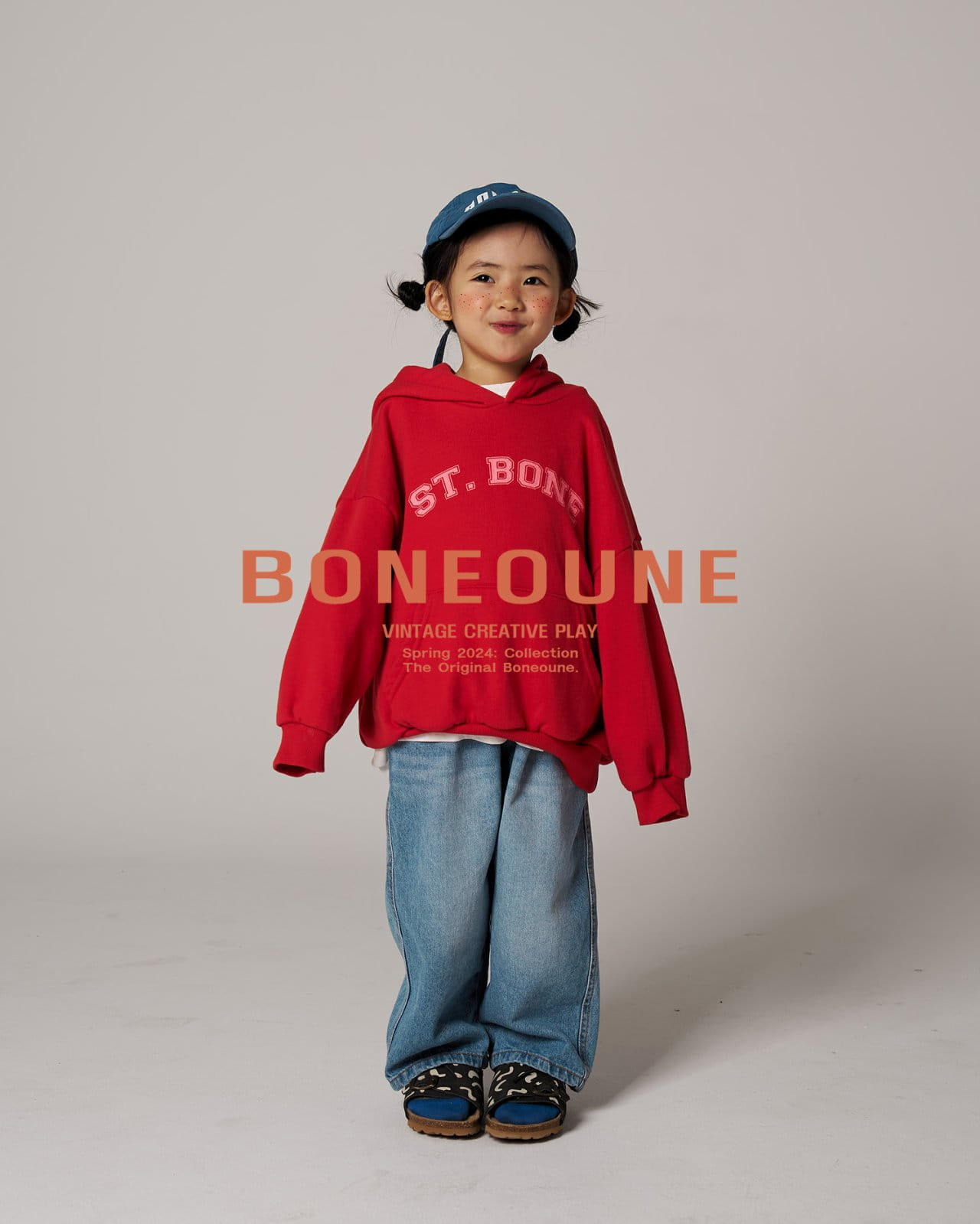 Boneoune - Korean Children Fashion - #Kfashion4kids - Spring Is Over Denim Pants - 4