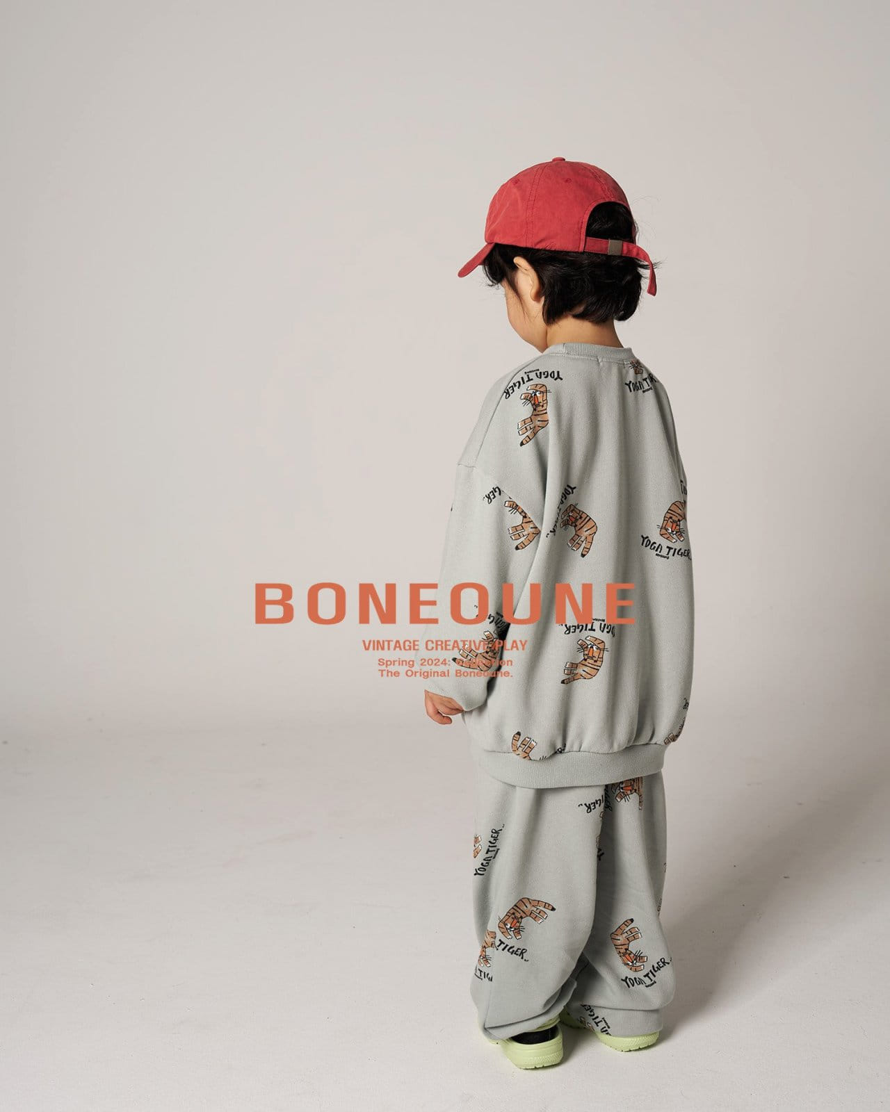 Boneoune - Korean Children Fashion - #littlefashionista - Yoga Tiger Sweatshirt - 7