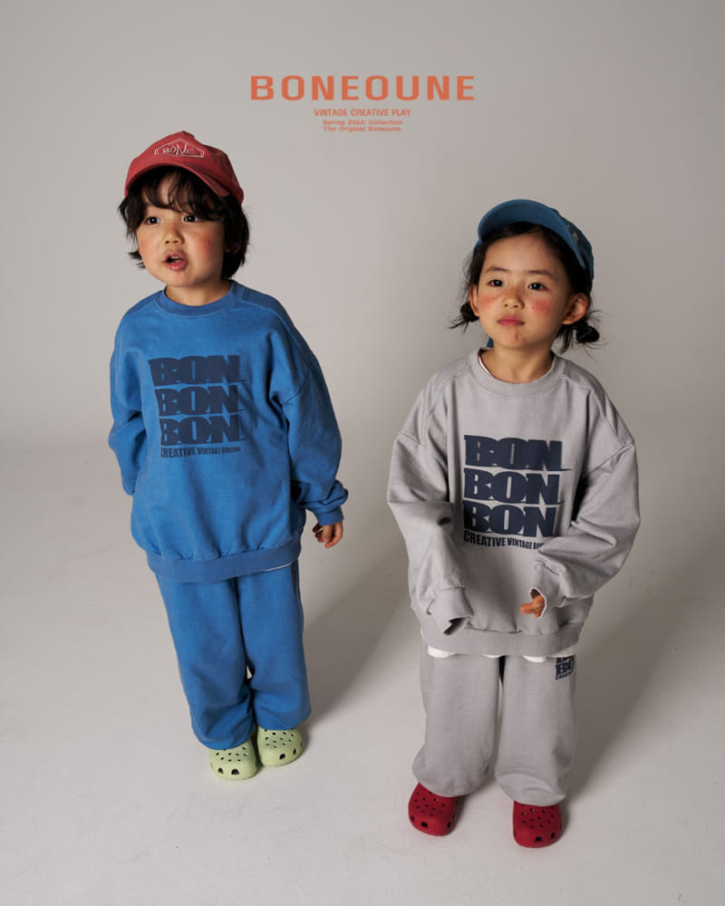 Boneoune - Korean Children Fashion - #littlefashionista - Bonbonbon Jogger Pants - 3