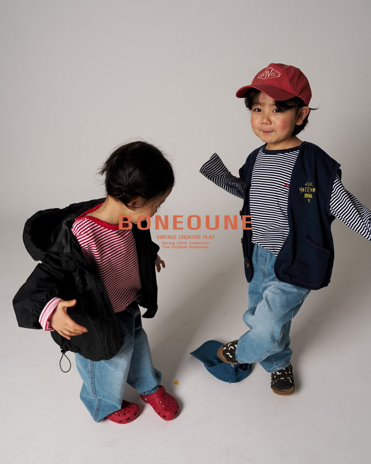 Boneoune - Korean Children Fashion - #littlefashionista - Piping Vest - 4