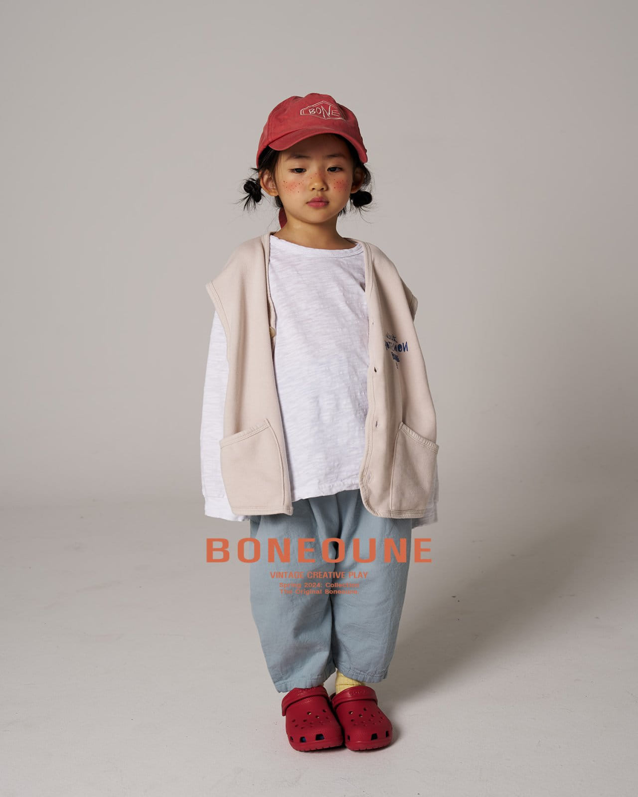 Boneoune - Korean Children Fashion - #minifashionista - Piping Vest - 5