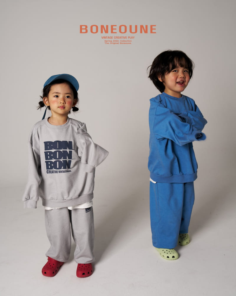 Boneoune - Korean Children Fashion - #minifashionista - Bonbonbon Jogger Pants - 5