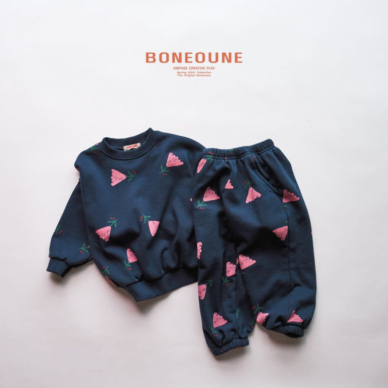 Boneoune - Korean Children Fashion - #minifashionista - Triangle Flower Jogger Pants - 9