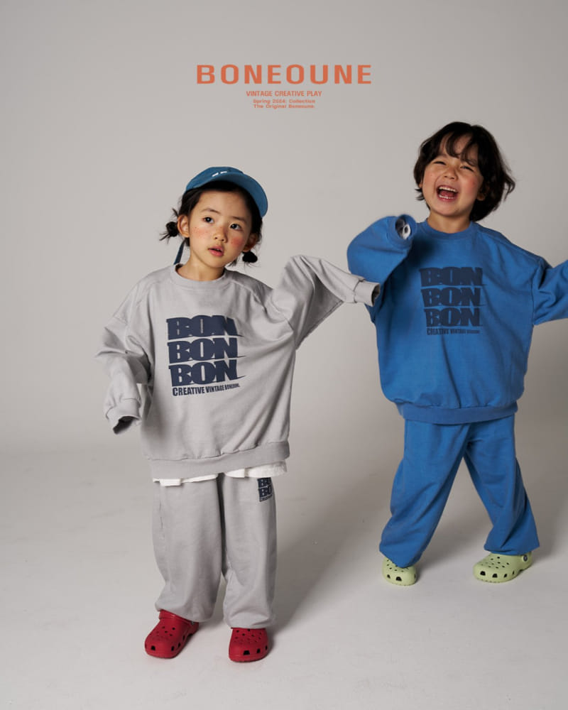 Boneoune - Korean Children Fashion - #prettylittlegirls - Bonbonbon Jogger Pants - 6